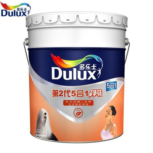 源头厂家批发多乐士(dulux) 乳胶漆家丽安5l内墙漆净味油漆涂料